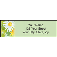 Flower Garden Address Labels Set of 200
