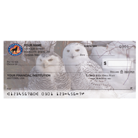 Defenders of Wildlife Owls Animal Personal Checks - 1 Box - Duplicates