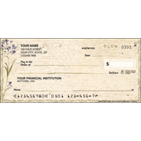 Cheri Blum Splendor Flower Personal Checks - 1 Box - Duplicates