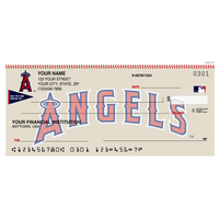 Los Angeles Angels of Anaheim MLB Personal Checks - 1 Box - Singles