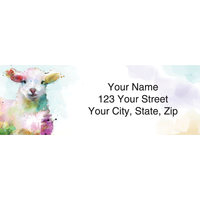 Watercolor Farm Labels Set of 200