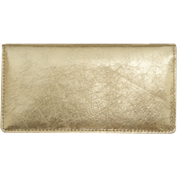 Gold Metallic Checkbook Cover