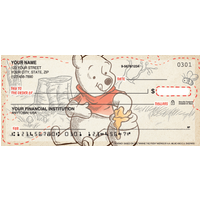 Disney Pooh & Friends Disney Personal Checks - 1 Box - Duplicates
