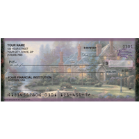 Quiet Escapes by Thomas Kinkade Scenic Personal Checks - 1 Box - Singles