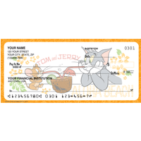 Tom and Jerry Cartoon Personal Checks - 1 Box - Duplicates