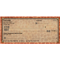 Out of Africa Animal Personal Checks - 1 Box - Duplicates