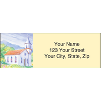 Country Churches Labels Set of 200