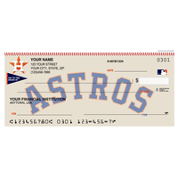 Houston Astros Sports Personal Checks - 1 Box - Singles