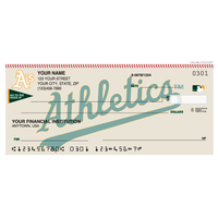 Oakland Athletics Sports Personal Checks - 1 Box - Duplicates