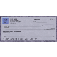 Royal Monogram Classic Personal Checks - 1 Box - Singles