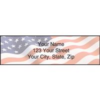 Stars & Stripes Labels Set of 200