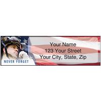 American Heroes Labels Set of 200