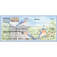 Feathered Friends Garden Personal Checks - 1 Box - Duplicates