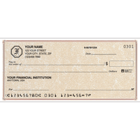Parchment w/Monogram Personal Checks - 1 Box - Duplicates