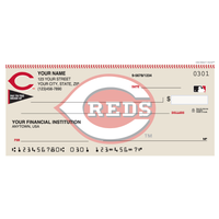 Cincinnati Reds Sports Personal Checks - 1 Box - Singles