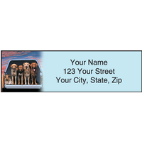 Dog Adventures Labels Set of 200