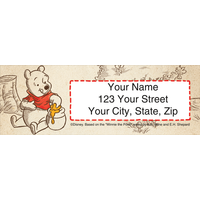Disney Pooh & Friends Sheeted Labels Set of 200