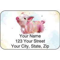Watercolor Farm Labels