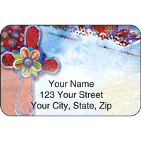 Contemporary Crosses Address Labels