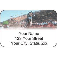 New MX Dirt Bike Address Labels