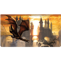 Dragons by Ciruelo Fabric Checkbook Cover