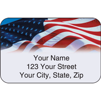 Stars and Stripes Address Labels