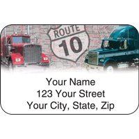 Truckin' Address Labels