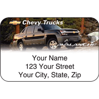 Chevy Trucks Address Labels