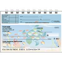 Tropical Fish Top Stub Checks - Singles