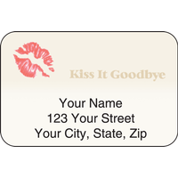 Kiss It Goodbye Address Labels