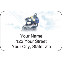 Snowmobile Address Labels