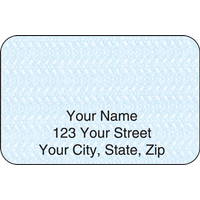 Blue Safety Address Labels