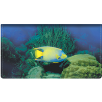 Tropical Fish Fabric Wallet Style Checkbook Cover