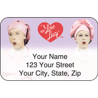I Love Lucy Address Labels
