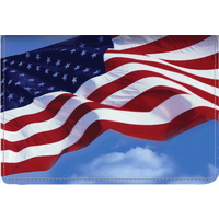 Liberty Top Stub Fabric Checkbook Cover