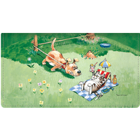 Gary Patterson Pets Fabric Checkbook Cover