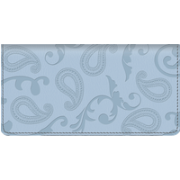 Paisley Leather Checkbook Cover