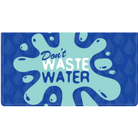 Water Wise Fabric Checkbook Cover