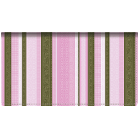 Chocolate Decor Leather Checkbook Cover