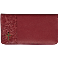 Inspirations Leather Checkbook Cover