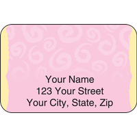 Swirls Address Labels