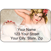 Vintage Pin-Ups Address Labels