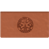 Paramedic Leather Checkbook Cover