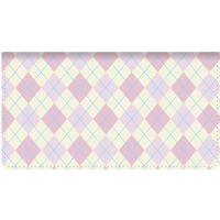 Argyle Leather Checkbook Cover