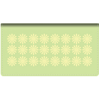 Affirmations Leather Checkbook Cover