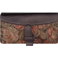 Pastel Gardens Fabric Checkbook Cover