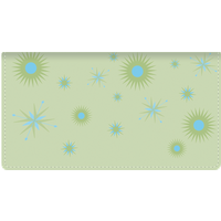 Mod Fabric Checkbook Cover