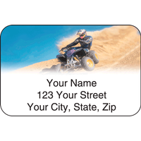 ATV Dirt Wheels Address Labels