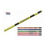 Fluorescent Pencil with Coordinating Eraser