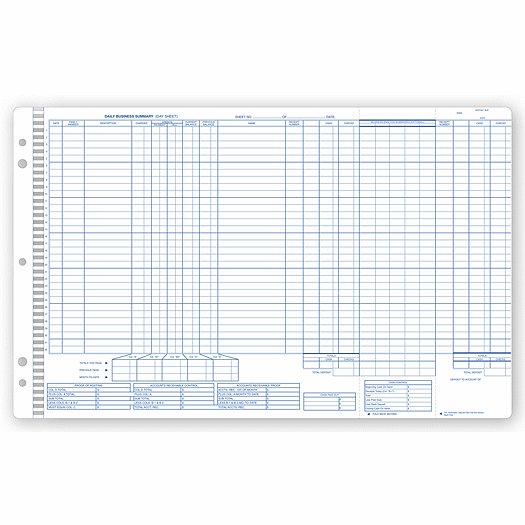 Day Sheets, Replacement